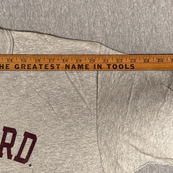 Vintage 90s Champion Harvard University College Heather Gray T-Shirt Adult Large - Picture 7 of 10